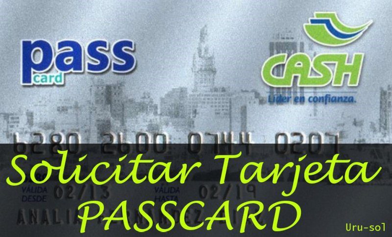 solicitar tarjeta passcard